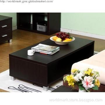 Coffee Table with Paper Foil Finish for Living Room